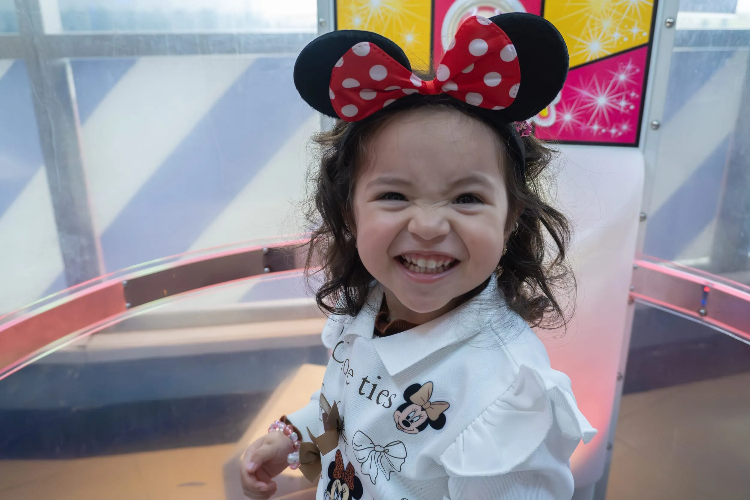 Cumpleaños minnie sonrisa salón de juegos